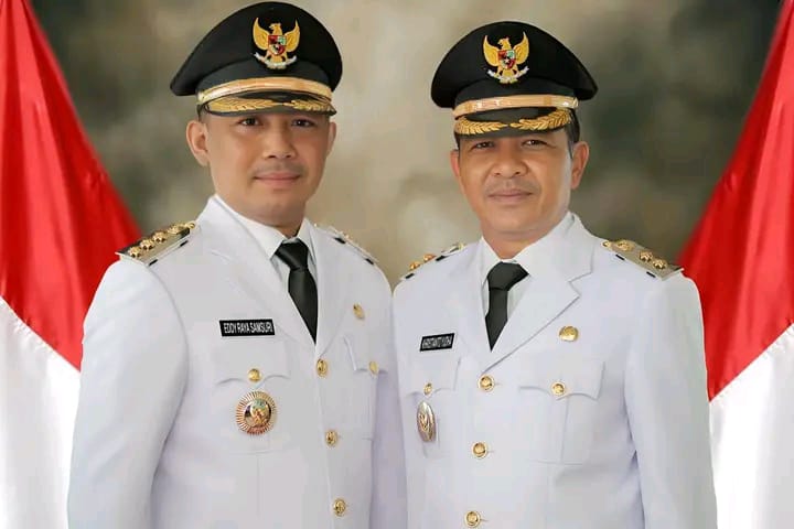Foto Bupati dan Wakil Bupati Barito Selatan