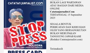 Catatan Jurnalist
