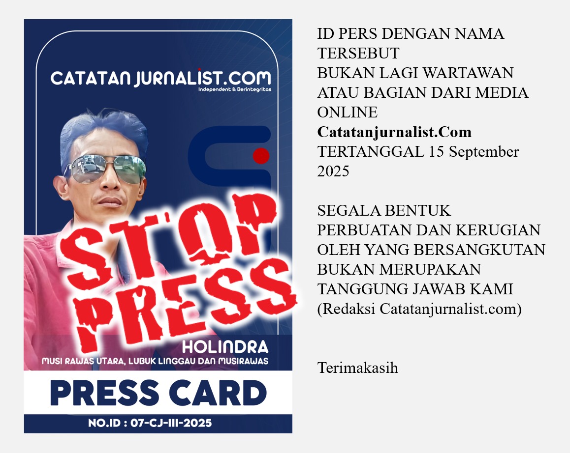 Catatan Jurnalist